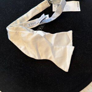 Eton Pin-Dot Silk Bow Tie - Self-Tied